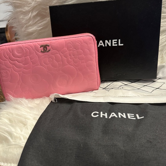💕FULL INCLUSION CHANEL Pink Cameilla Wallet/Organizer💕 - Picture 15 of 15